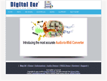Tablet Screenshot of digital-ear.com